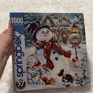New Springbok Snowman Puzzle 1000 Pieces